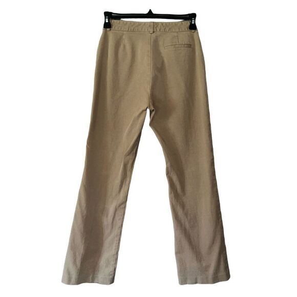 Gap tan stretch boot cut pants 6 - Picture 3 of 5